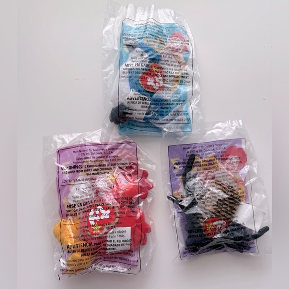 NWT McDonald's TY Beanie Babies Set - 3 pcs - Picture 3 of 3